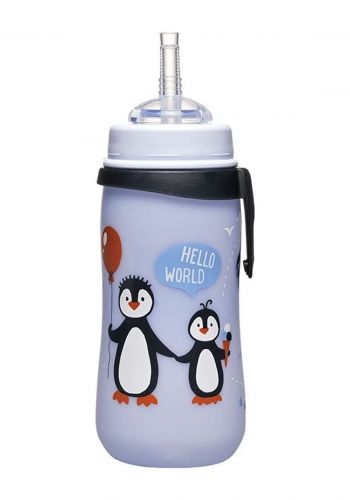 كوب للأطفال  مع ماصة  330 مل  من نيب الالمانية Nip Kids Cup With Push Pull Lid 18m