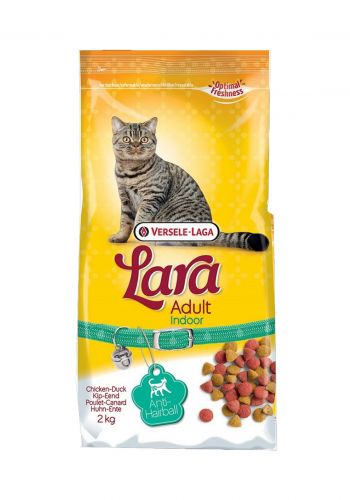 طعام جاف للقطط البالغة 2 كغم بالدجاج من لارا Lara Adult Dry Food