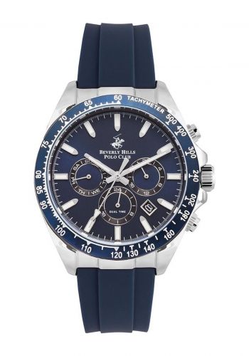 ساعة يد رجالية باللون النيلي من بيفرلي هيلز بولو كلوب Beverly Hills Polo Club BP3010X.399 Men's Wrist Watch