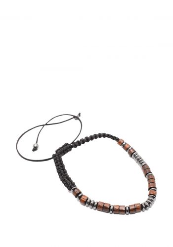 سوار خرز عبارة ( Always In My Heart )  بتصميم شفرة موريس من زك زاك Zigzag Morse Code Beads Bracelet