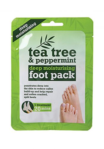 قناع العناية بالقدمين بخلاصة زيت شجرة الشاي من تي تري Tea Tree Pedicure Mask