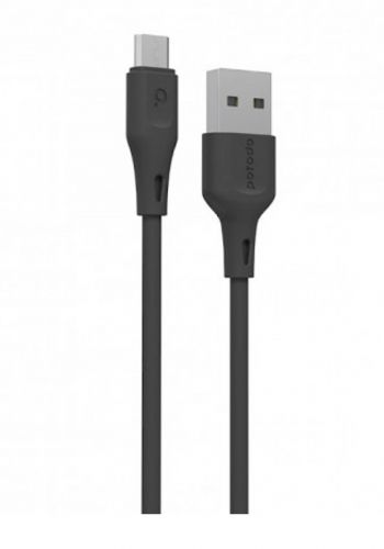 Porodo PD-U12MC-BK USB Cable Micro-USB Connector 1.2m - Black  كابل من بورودو