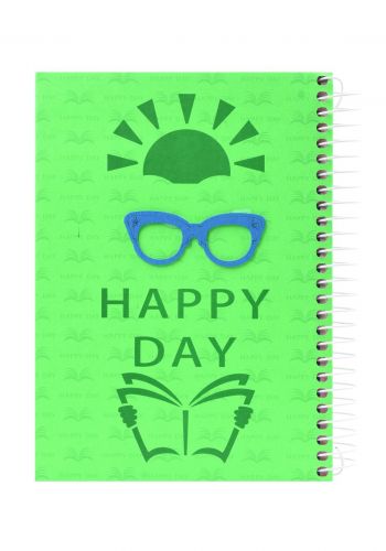 Terget F-215 Happy Day  دفتر 200ورقة سيم بطبعة 