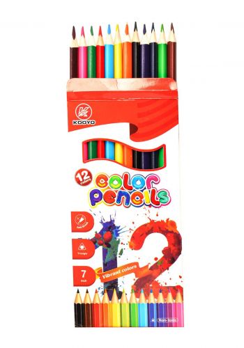 Kooyo M610-1  سيت أقلام تلوين خشبية 12 لون