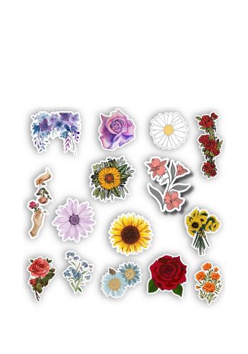 مجموعة ستكرات وروود 15 قطعة  Roses Stickers