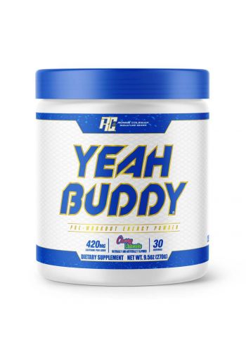 بودرة طاقة ما قبل التمرين بنكهة الكرز والليمون 270 غم من روني كولمان Ronnie Coleman Yeah Buddy 
