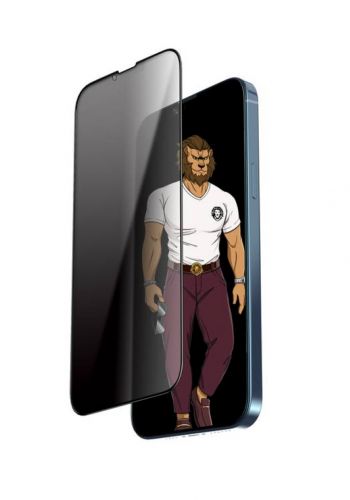 واقي شاشة زجاجي لهاتف ايفون 13/13 برو من كرين Green GN3DAGIP13P 3D Glass Screen Protector for iPhone 13 / 13 Pro - Black