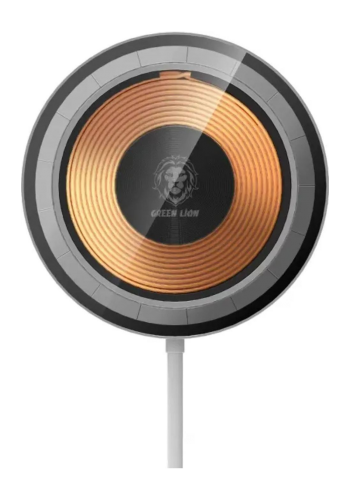 شاحن لاسلكي مغناطيسي Green Lion GNTPMGWC Transparent Magnetic Wireless Charger
