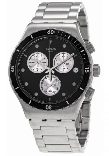 ساعة رجالية سوداء اللون من سواج Swatch YVS487G Men's Watch 