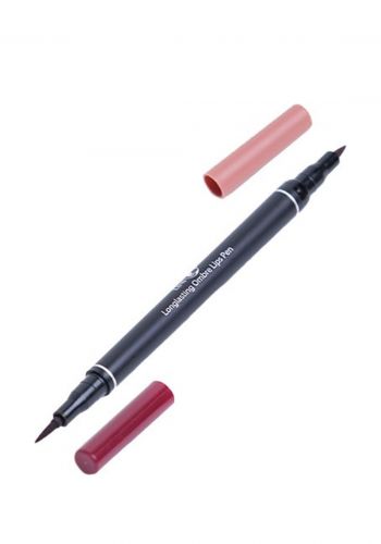 قلم تحديد الشفاه مزدوج درجة 102 من ميكاب ومي Makeup Uni long lasting  Ombre Lips Pen
