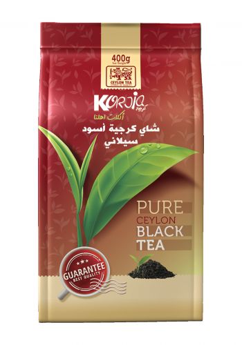 شاي اسود سيلاني 400 غرام من كرجية  Korjia Pure Ceylon Black Tea