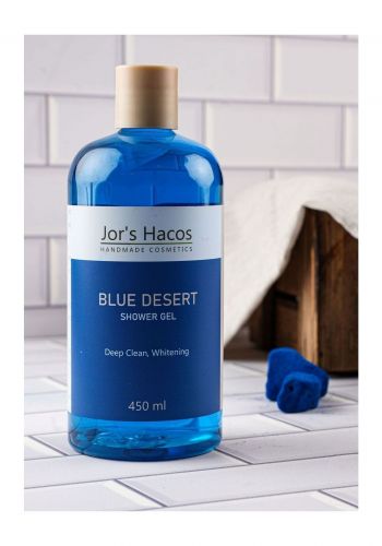 جل استحمام بخلاصة النيلة  المغربية 450 مل من جورس هاكوز Jor's Hacos Blue Desert Shower Gel
