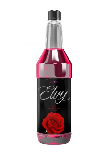 شراب مركز بنكهة الورد 750 مل من سافورا ايلفي Savora Elvy Rose Flavored Syrup