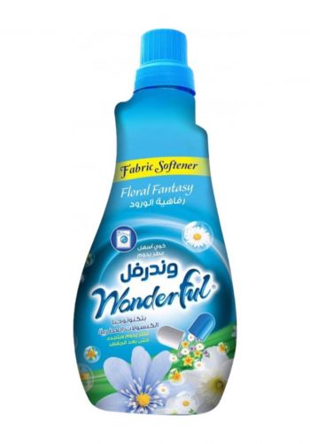 منعم ومعطر للملابس برفاهية الورد 800 غم من وندرفل Wonderful Fabric Softener