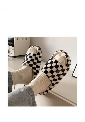 شبشب رجالي لون ابيض واسود من ايلاهوي Ilahui Men's Slipper