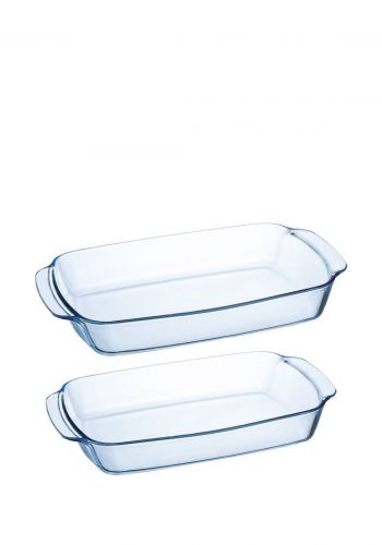سيت بايركس مستطيل قطعتين من لومينارك Luminarc Pyrex Mould 