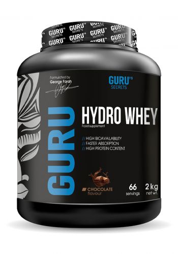 Gurus Secrets Hydro Whey بروتين بنكهة الشوكولاتة 2كغم من كروسيس سيكرت