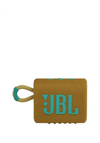 سبيكر محمول  JBL GO3 Portable Waterproof Wireless Speaker - Yellow