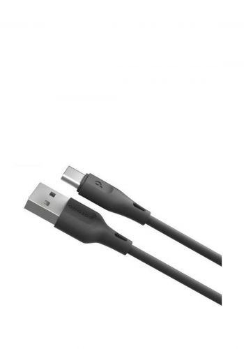 Porodo PD-U12CC-BK USB Cable Type-C Connector Fast Charge and Data Cable 2m 3A - Black  كابل من بورودو