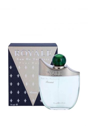 عطر رويال للرجال 75 مل من الرصاصي Rasasi Royale Eau De Toilette