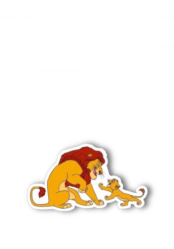ملصق بشكل الملك الاسد   Quotes and art sticker The lion king