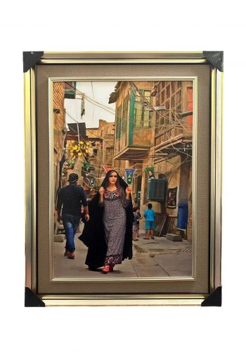 لوحة جدارية بطابع بغدادي 53*63 سم 
