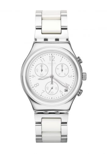 ساعة نسائية فضية اللون من سواج Swatch YCS603G Women's Watch