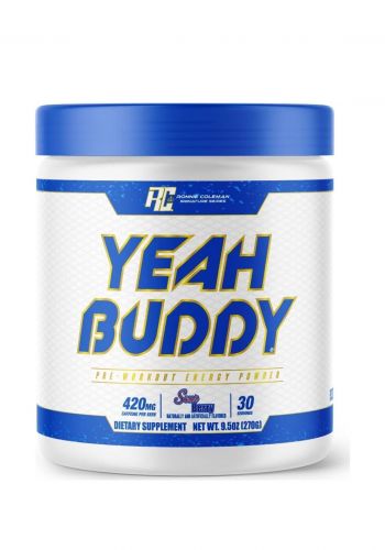 مسحوق طاقة قبل التمرين 270 غرام من روني كولمان Ronnie Coleman Signature Series Yeah Buddy 30 Serve Pre-Workout Supplement