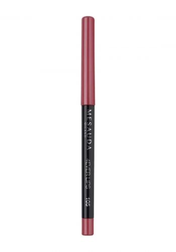 قلم تحديد الشفاه درجة 105 من ميساودا ميلانو Mesauda Milano 4Ever Lips Mauve