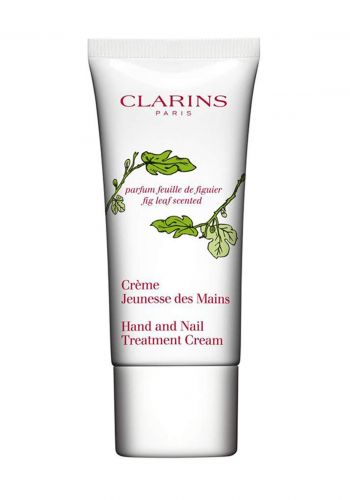 Clarins Hand And Nail Treatment Cream Fig Leaf Scented 30ml كريم معالجة اليدين والأظافر