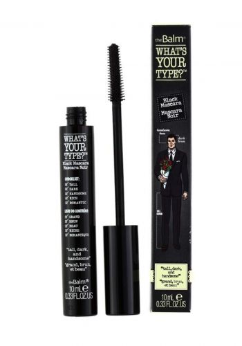 The Balm What's Your Type Tall Dark And Handsome Mascara - Black, 10 Ml مسكارا للرموش