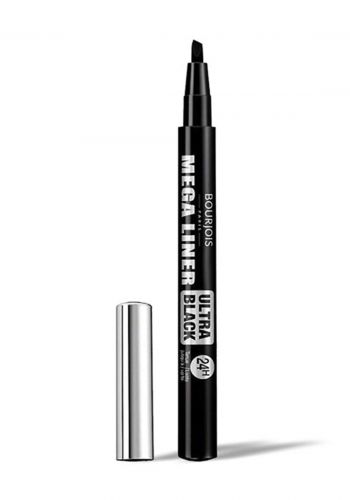 Bourjois No.02 Liner Feutre Mega Liner Ultra Black 0.8ml قلم تحديد العيون