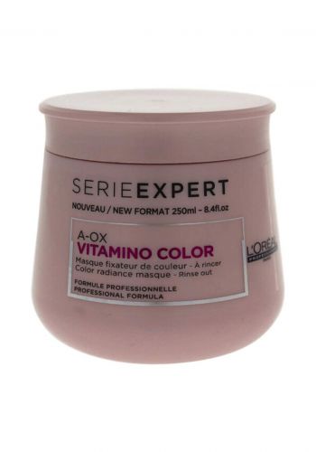 L'oreal serie Expert Vitamino Color A-OX Masque By Loreal Professional For Unisex - 8.45 Oz Masque 250 Ml  ماسك للشعر