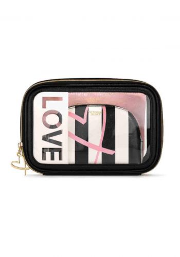 Victoria's Secret Cosmetic Bag 3pcs  حقيبة مكياج