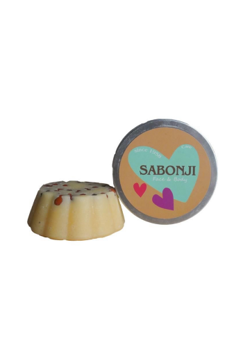 زبدة  للجسم  و الوجه برائحة الفانيليا من صابونجي Sabonji Face & Body Massage Bar With Vanilla Scent