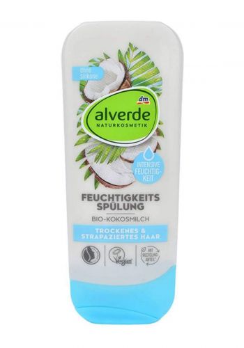 alverde Natural Cosmetics Conditioner Moisture Organic Coconut Milk 200ml بلسم للشعر