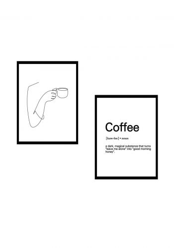 سيت لوحات جدارية ( قهوة ,Coffee)