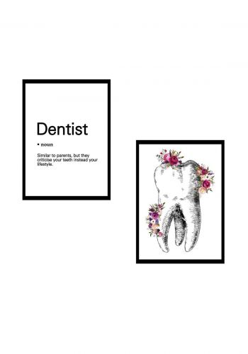 سيت لوحات جدارية طب اسنان Dentist