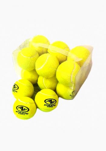 Athletic Tennis Ball Set 12 Pcs سيت كرات تنس