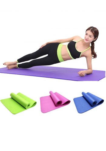 Studio Grade Yoga Mats with Carry Strap بساط يوغا للتمارين الرياضية