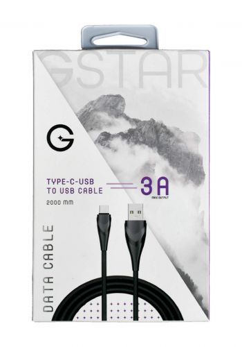 Gstar GS-DC USB to Type-C Data Cable 2m - Black كابل