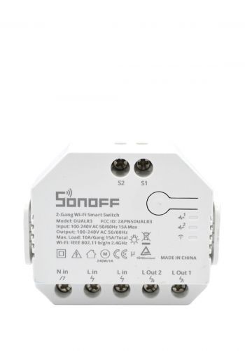  Sonoff Dual (R3) 2-gang WiFi  مفتاح ذكي من سونوف