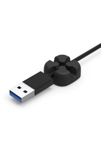 Orico CBSX Desktop Cross-shaped Silicone Cable Clip - Black