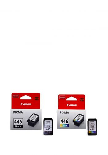 Canon 445 And 446 Ink Cartridge - Black + Color خرطوشة حبر