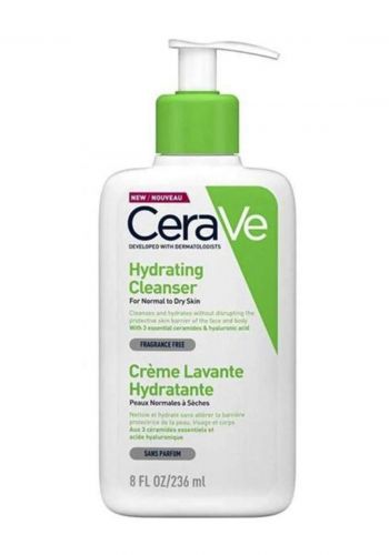 CeraVe Hydrating Cleanser For Normal To Dry Skin- 236ml  غسول  للبشرة  