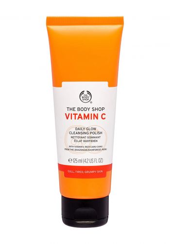 The Body Shop Vitamin C Daily Glow Cleansing Polish - 125ml غسول مقشر للوجه