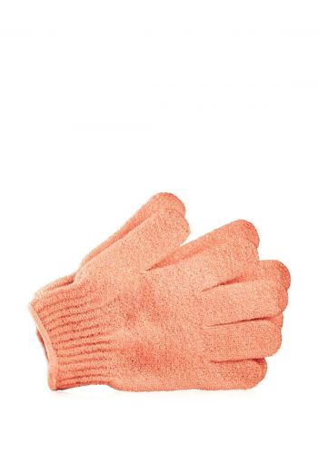 The Bodyb Shop Exfoliating Bath Gloves Pink قفازات لتقشير الجسم 