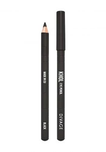 قلم تحديد العيون اسود اللون 0.4 غرام من ديفاج Divage Eye Pencil Khol Black 