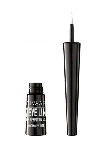محدد عيون سائل اسود اللون مقاوم للماء 2.5 مل من ديفاج Divage HD Eyeliner No.02 Metallic Black