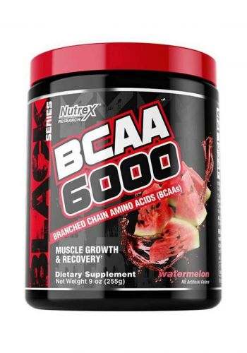 Nutrex Research BCAA 6000 Muscles Growth & Recovery Watermelon 30 Serv 255 Ml مكمل احماض امينية